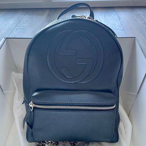 Gucci Soho leather chain backpack